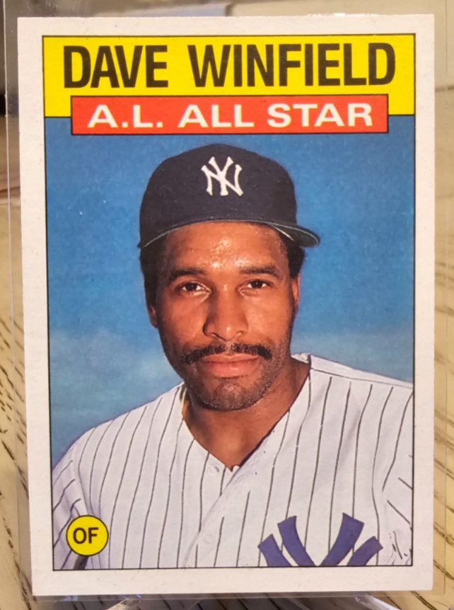 1986 Topps Dave Winfield #717 Yankees