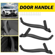 3PCS/Set Left & Right Interior Door Pull Handle Trim for BMW X5 X6 F15 F16 14-19