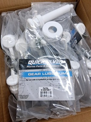 QTY: 12 Quicksilver 17-357 Gear Lube Pump for 2.5 Gallon Jugs 