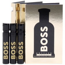 HUGO BOSS BOTTLED ABSOLU FOR MEN 1.2ml .04fl oz x 3 COLOGNE SPRAY SAMPLE VIALS