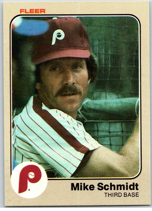 #173 Mike Schmidt, Philadelphia Phillies 1983 Fleer Base
