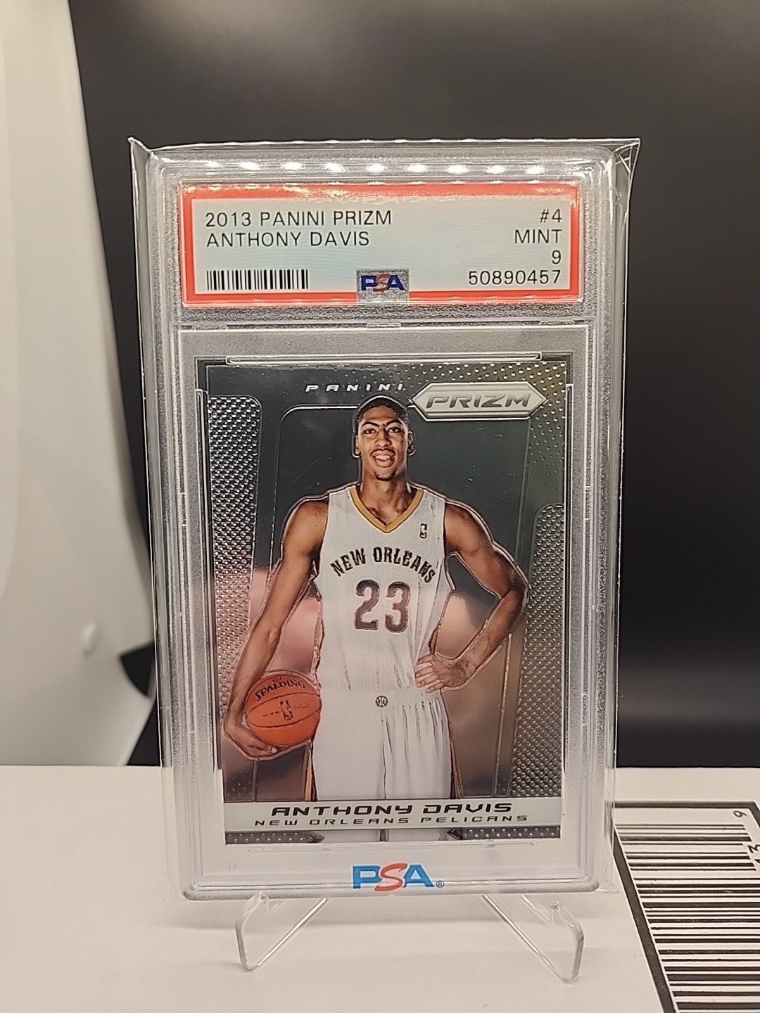 2013 Prizm Base Anthony Davis #4 PSA 9 50890457