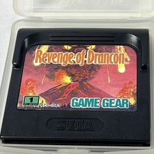 Revenge of Drancon (SEGA Game Gear, 1991) Authentic - With Protective Case PAL