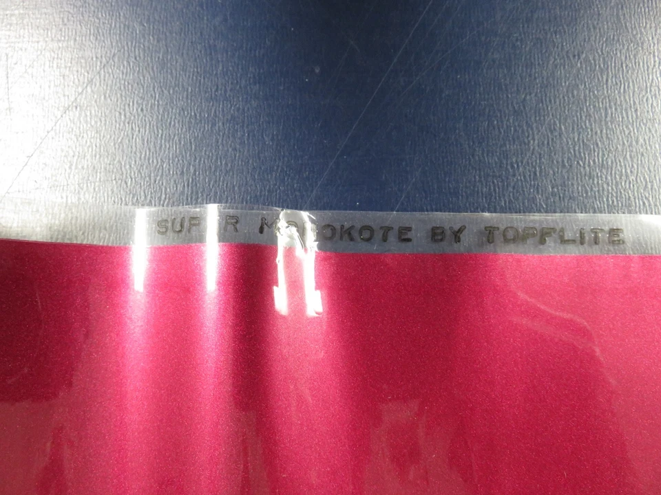 Top Flite Monokote Maroon 3 Ft Partial Roll Film Covering R/C Model Airplane #20 - Image 4 of 4