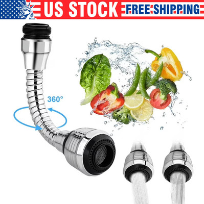 Kitchen Tap Head Water Saving Faucet Extender Sprayer Sink Spray Aerator Nozzle