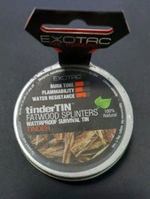 Exotac Tinder Tin 30 Grams New Sealed Camping...