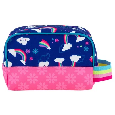 Stephen Joseph Girls Rainbow Carry All Bag Toiletry Pencil Case Art Supply Pouch - Image 1 of 4