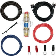 10 Gauge Amp Kit Amplifier Install Wiring Complete 10 Ga Installation Cables 600