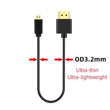 19 1 Core HDMI-Compatible 2.0 4K 60Hz HD Cable Computer SLR Connection Display
