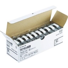Jim King Tepura PRO tape cartridge eco-pack 10 pieces 12mm white SS12K-10PN