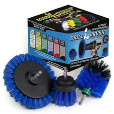 Pool Grout Cleaning Brush Kit - Professional Pool Accessories - Boat Cleaning...