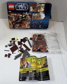 Used LEGO 9491 Star Wars: Geonosian Cannon NO Minifigure Sealed Bag 2 Box Manual