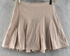 Le Lis Skirt Womens Size S Pink Plaid Pleated Mini Skirt School Girl