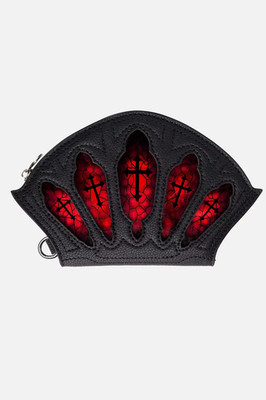 Portemonnaie Brieftasche Geldbörse Gothic Nugoth Restyle Bloodveil schwarz