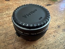 Vivitar 2X Teleconverter for Classic Olympus OM 35mm Film Camera Manual Lenses