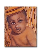 African American Baby Boy Yo Wall Picture 8x10 Art Print