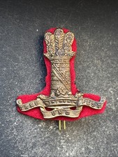 11th Hussars (Prince Albert's Own), Genuine British Army Military Cap Badge.