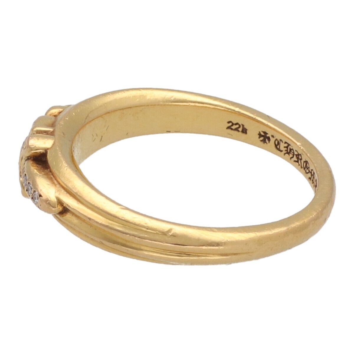 Chrome Hearts Baby Classic Dagger Gold Diamond Ring JP18/US8 Chrome Hearts Baby Classic Dagger Gold Diamond Ring JP18/US8