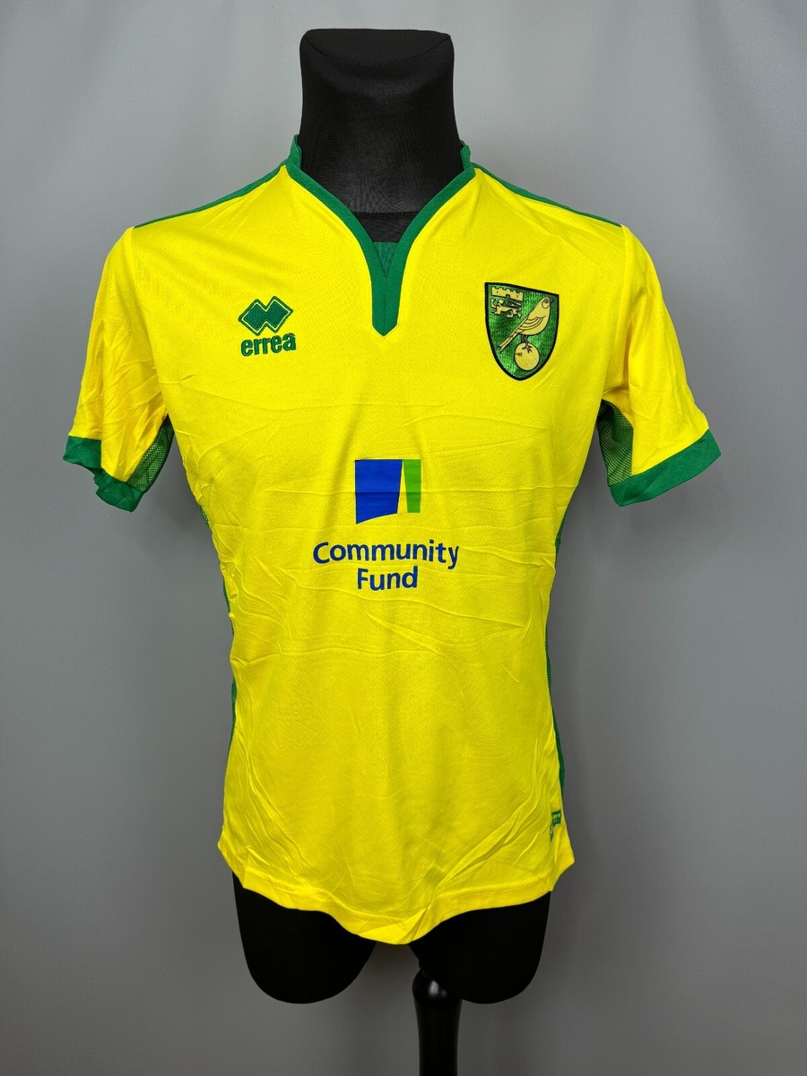 NORWICH CITY 2016 2017 HOME SHIRT FOOTBALL SOCCER JERSEY ERREA