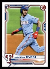 Anderson Tejeda 2021 Bowman #33 Texas Rangers ROOKIE Buy10get5FREE