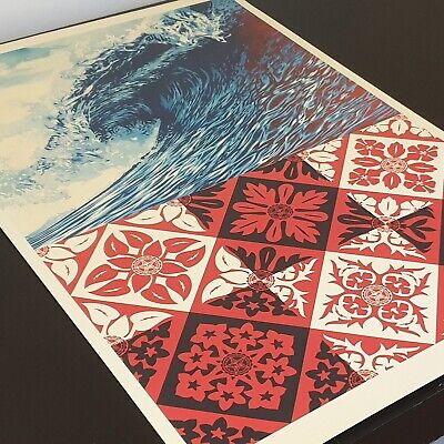 Kopen Shepard Fairey (OBEY) - Wave Of Distress - SIGNED Open Edition - 2022