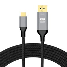Type C to DP1.4 Cable USB C DisplayPort Cable 8K/60Hz Type C DP 4K/144Hz Cable
