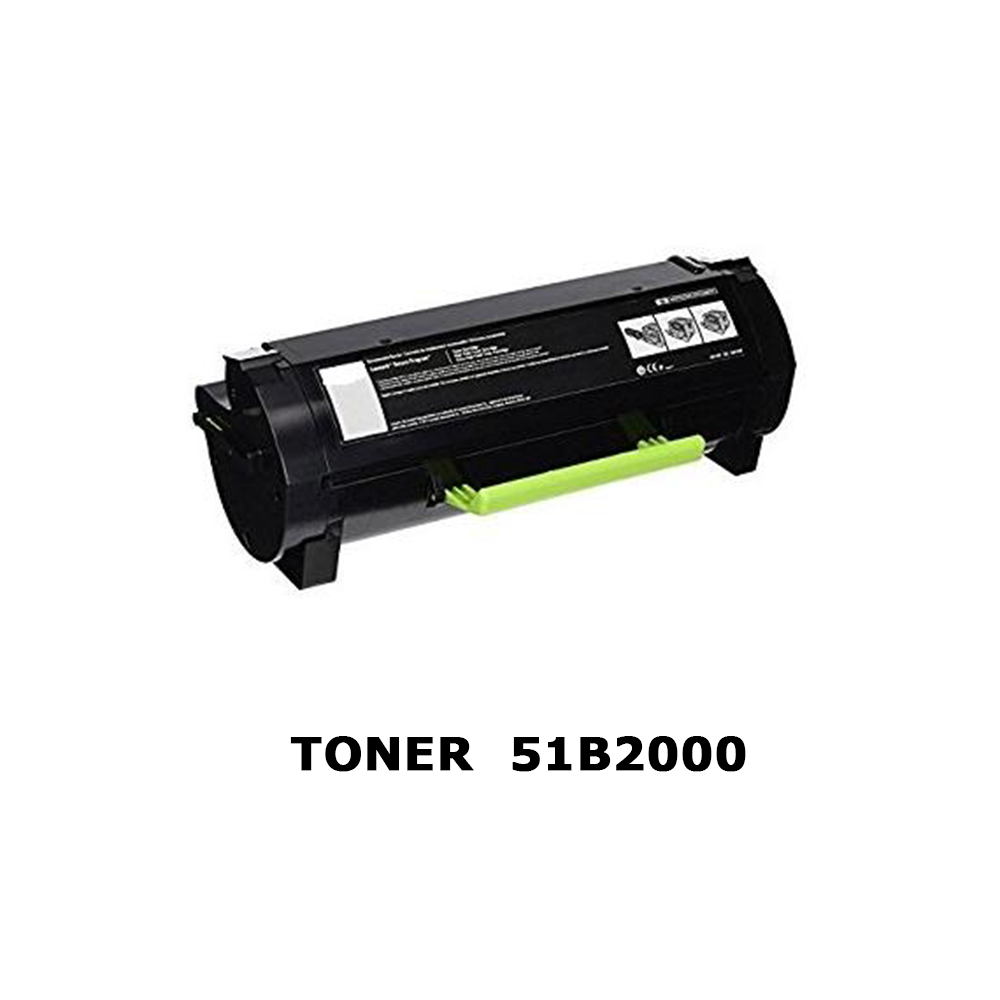 Toner B2000 Nero Compatibile per Lexmark MS 317dn MX 317dn