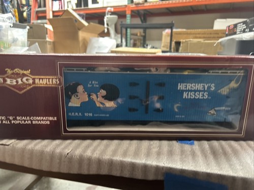 Coche frigorífico cartelera Bachmann escala G Hershey’s Kisses #1016 93252 | Zustand: New