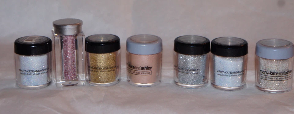 4x Mary Kate & Ashley Lentejuelas Polvo Brillo y Polvo Brillante Sellado Tú ELIGES  Foto 2 de 2