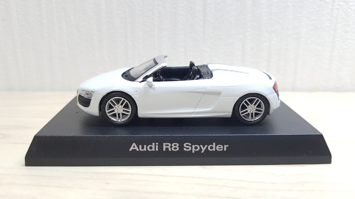 1/64 Kyosho AUDI R8 SPYDER V10 WHITE diecast car model | eBay