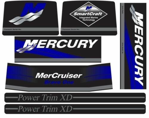 MerCruiser Bravo One Engine Drive Engine Blue Rams 37- 15167A90 Decals Sticker - Picture 1 of 1