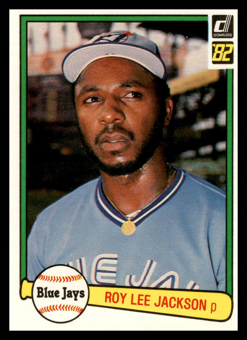 1982 Donruss Roy Lee Jackson #541 Toronto Blue Jays