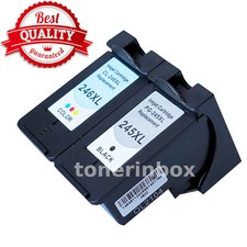 2pk PG-245XL CL-246XL Ink Cartridges For Canon PIXMA iP2820 MG2420 MG2520 TS3320