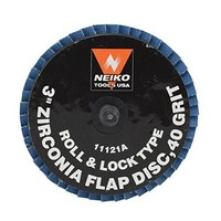 Neiko Roloc Type 3-inch Flap Disc, Zirconia, 40 Grit, 10 Pieces, New, Free Shipp on sale Neiko Roloc Type 3-inch Flap Disc, Zirconia, 40 Grit, 10 Pieces, New, Free Shipp on sale