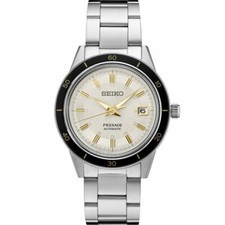 New Seiko Presage Automatic Stainless Steel Beige Dial Men's watch SRPG03 Japan