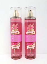 2 Bath  Body Works Sweet Petal Pound Cake Fine Fragrance Body Mist Spray 8 oz