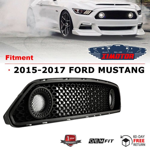 2015-up Ford Mustang Behind Front Grille LED Light Bar Install Guide