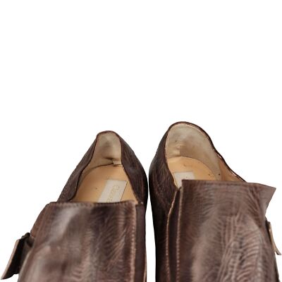 Cesare Paciotti Mens Dress Shoes Horsebit Loafer Brown Patent Leather Italy Sz 7 Excellent Cesare Paciotti Men main image 4