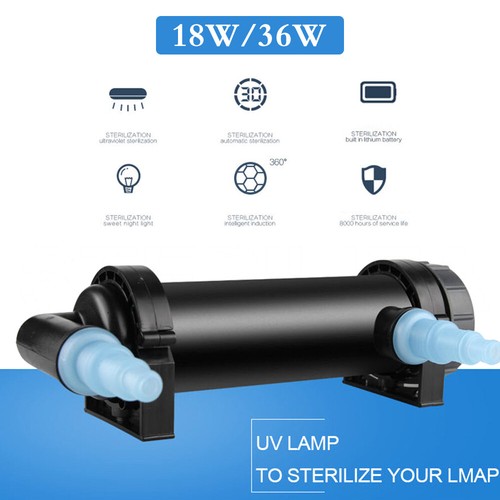 JEBO 18W/36W UV Sterilizer Filter Light For Aquarium Fish Pond Tank