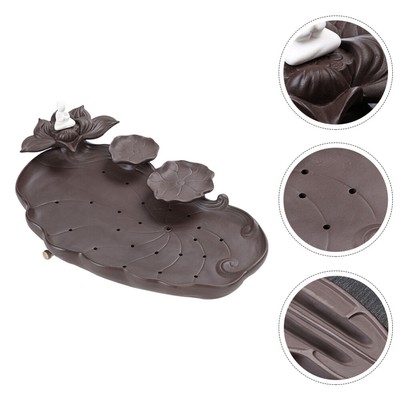 Ceramic Gongfu Tea Tray Coffee Water Storage Sitting Room Decoration