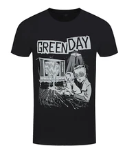 VTG Green Day band black T-shirt unisex All sizes JJ5313