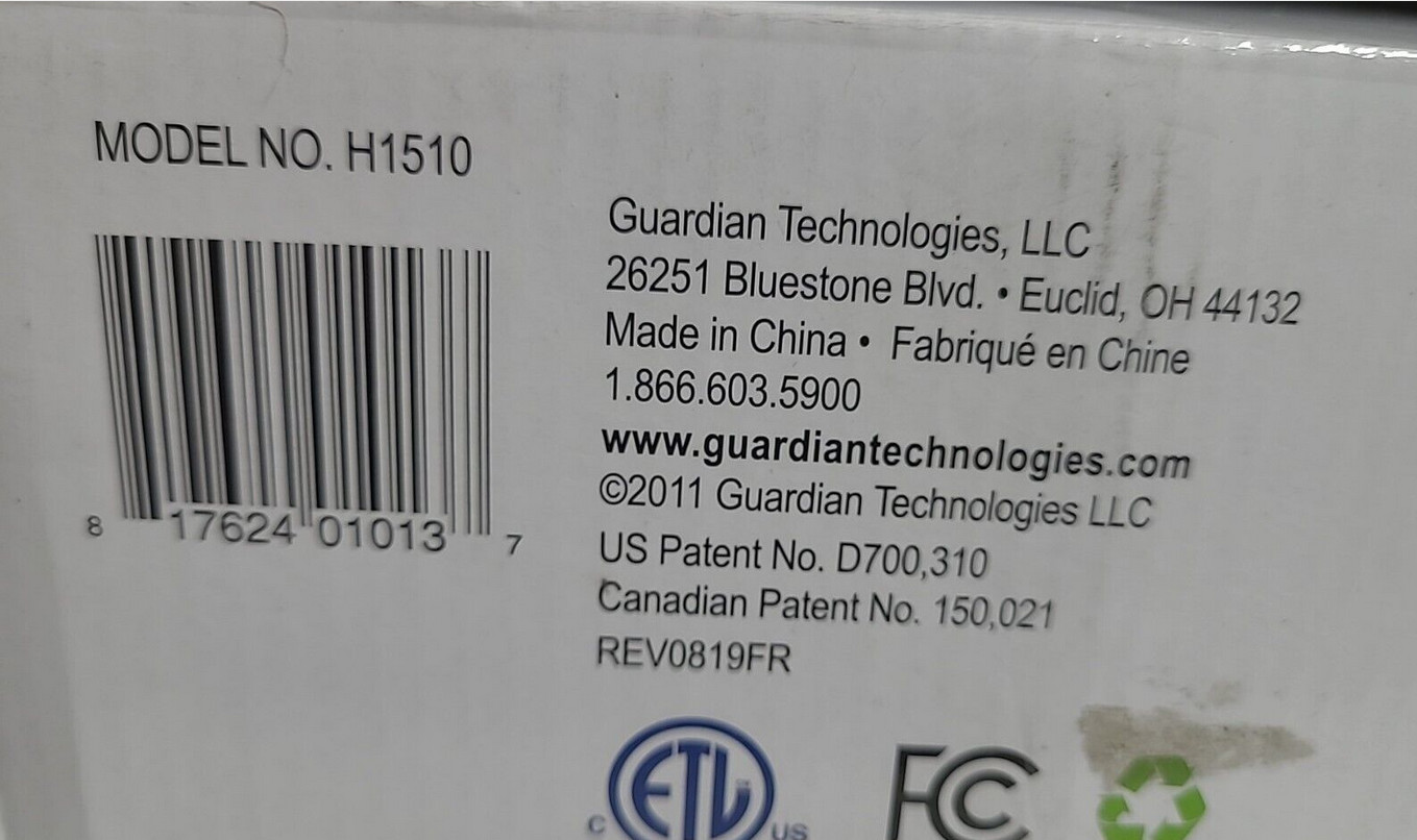 Pure Guardian 100-Hour Warm or Cool Mist Ultrasonic Humidifier - H1510
