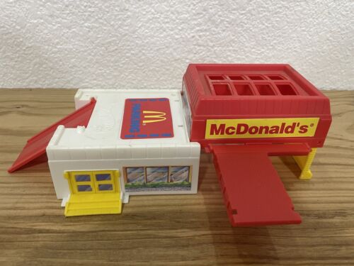1995 Hot Wheels Sto & Go McDonald's Restaurant Spielset UNVOLLSTÄNDIG WIE BESEHEN  - Bild 1 von 9