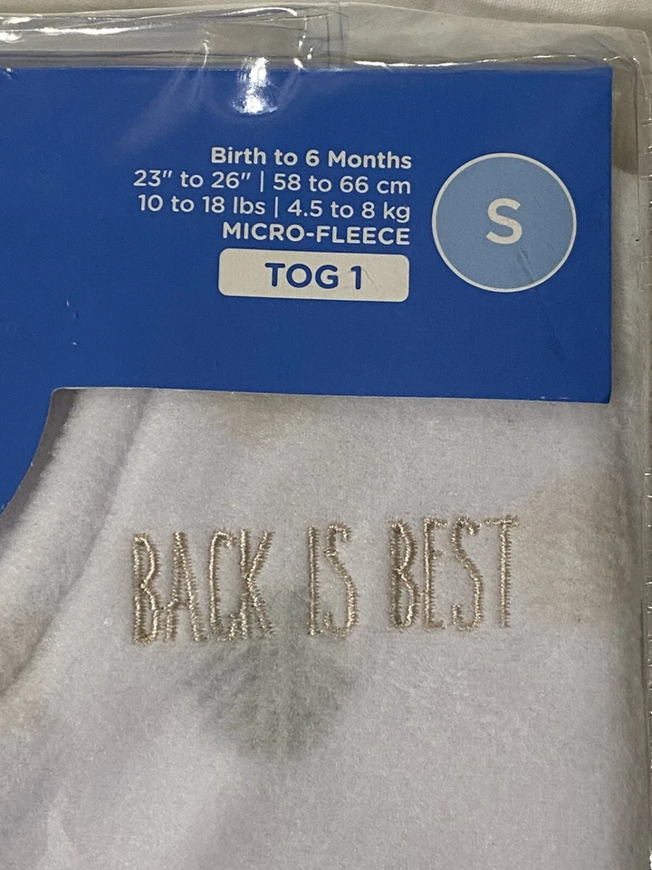 Saco de dormir Halo manta portátil punto boceto blanco pequeño 0-6 meses #4183 Foto 2 de 4