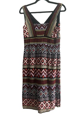 Anthropologie Akemi + Kin Embroidered Column Midi Dress 8 | eBay