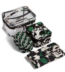 vera bradley travel cosmetic set