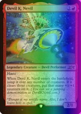 MTG Magic the Gathering Devil K. Nevil (390/689) Unfinity NM FOIL