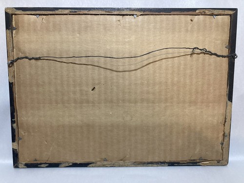 Bambole di carta in rilievo vintage incorniciate Germania EAS taglio pressofuso e auto anni '40 e '50 - Foto 4 di 4