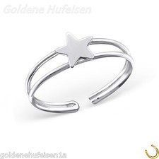 ZEHENRING Stern 925 Sterling Silber Zehring / 5316v
