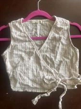 Grade And Gather Wrap Top 100% Cotton